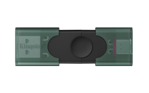 NOD_products_tech - Memorie USB Kingston DataTraveler DuoG2 256GB, USB Type-A / USB Type-C, Negru