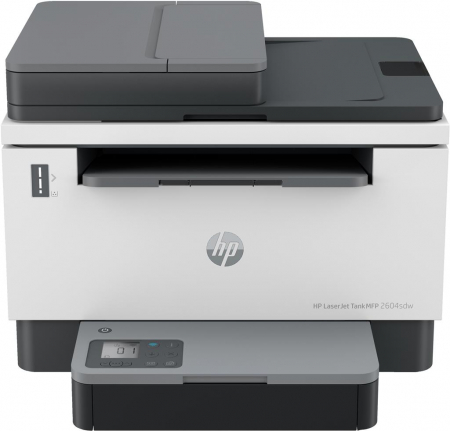 Plottere - HP LaserJet Tank MFP 2604sdw, Cu laser, Imprimare monocrom, 1200 x 1200 dpi, A4, Printare, Copiere, Scanare, Wi-Fi