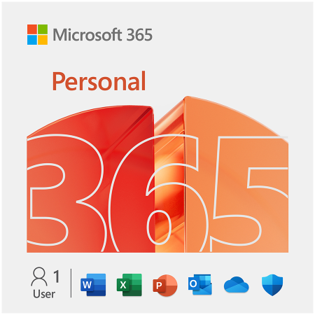 Software - Microsoft M365 Personal Subscription FY25H2 Online Product Key License 1 License Eurozone Downloadable Click to Run ESD NR 1 Year