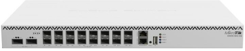 Switch-uri - Switch - MIKROTIK - CRS518-16XS-2XQ - Cloud Router Switch, Enterprise - 2x 100G QSFP28, 16x 25G SFP28, 1x RJ45 100Mb/s