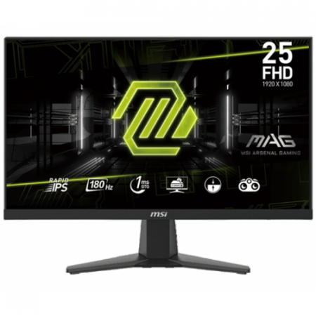 Sisteme gaming - Monitor LED MSI MAG 256F, 24.5inch, 1920x1080, 1ms GtG, Black