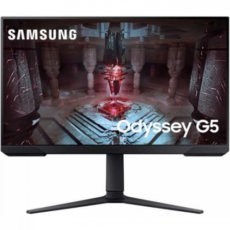 Monitoare Gaming - Monitor LED Samsung Odyssey G5 LS27CG510EUXEN, 27inch, 2560x1440, 1ms, Black