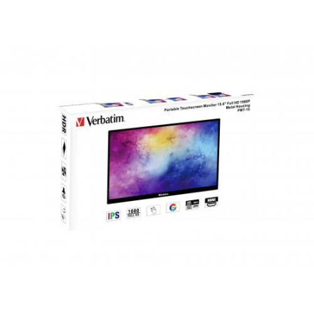 Monitor LED Touchscreen Portabil Verbatim PMT-14, 14inch, 1920x1080, 6ms GTG, Black [3]
