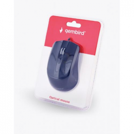 Mouse Optic Gembird MUS-4B-01, USB, Negru [2]