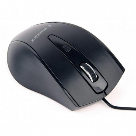 Mouse cu Fir - Mouse Optic Gembird MUS-4B-02, USB, Black