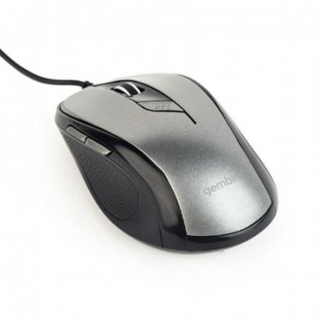 Mouse Optic Gembird MUS-6B-01-BG, USB, Black-Grey [1]
