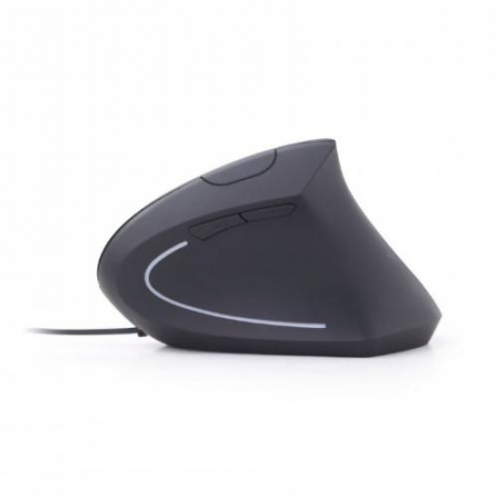 Mouse Optic Gembird MUS-ERGO-01, USB, Black [2]