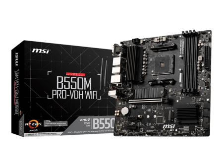 Componente gaming - MSI B550M PRO-VDH WIFI ATX MB