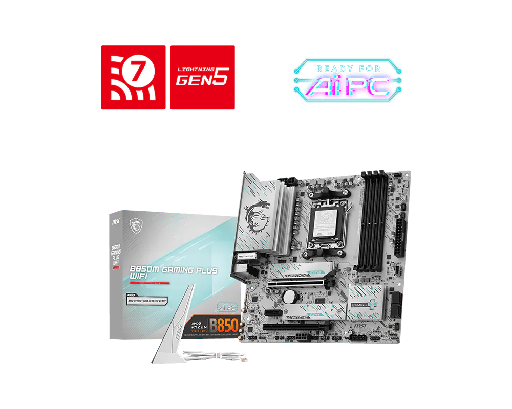 Placi de baza - Placa de baza MSI B850M Gaming Plus WiFi AM5 mATX - MSI