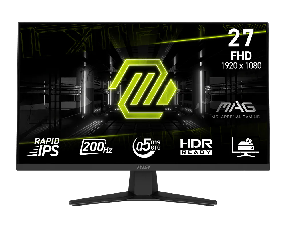 Monitoare LED - Monitor gaming MSI MAG 274F 27 inch Rapid IPS FHD 200Hz (MAG 274F) - MSI