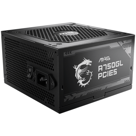 Cabluri & Adaptoare - MSI MAG A750GL PCIE5, 750W, 80 Plus Gold, ATX Form Factor, 100~240 Vac Input Voltage, 47Hz ~ 63Hz Input Frequency, 120 mm Fan, 140 x 150 x 86mm, Active PFC, OCP, OVP, OPP, OTP, SCP, UVP, ATX, 2xEPS, 4