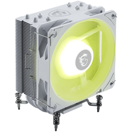 MSI MAG COREFROZR AA13 WHITE, 1x120mm ARGB Fan, TDP 240W, Direct Touch Heat-pipes, Intel LGA 1700/1851, AMD AM5/AM4, White, 3Y Warranty [1]