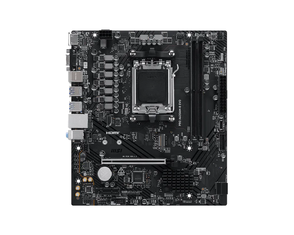 Placa de baza MSI PRO A620AM-B EVO, Socket AM5, mATX (PRO A620AM-B EVO) - MSI [1]