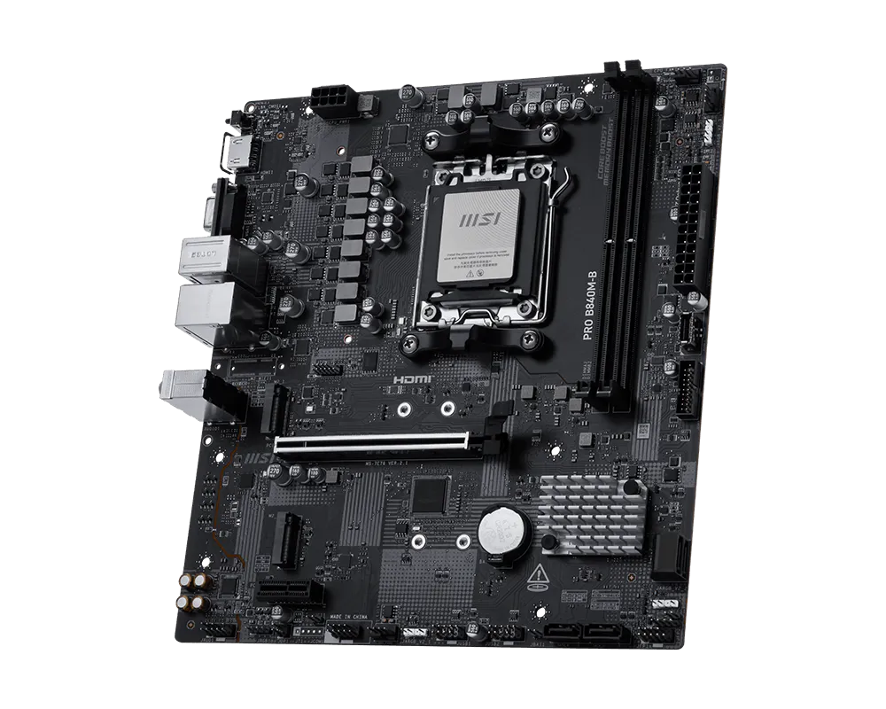 Placa de baza MSI PRO B840M-B AM5 mATX (PRO B840M-B) - MSI [3]