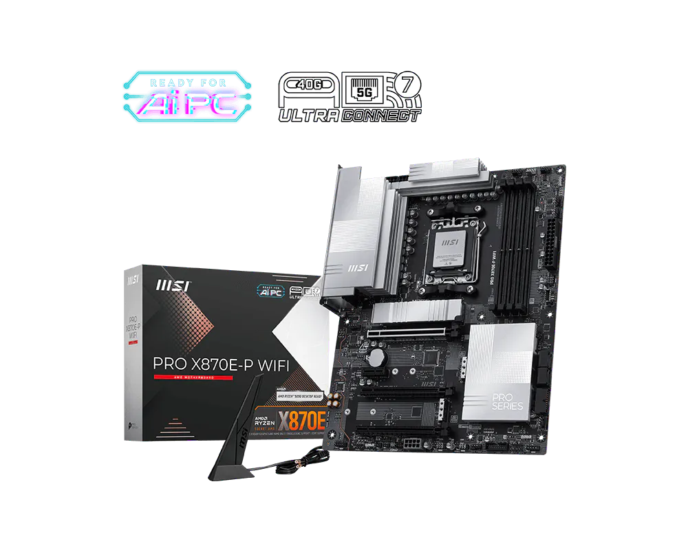 Componente - Placa de baza MSI PRO X870E-P WIFI AM5 ATX (PRO X870E-P WIFI) - MSI