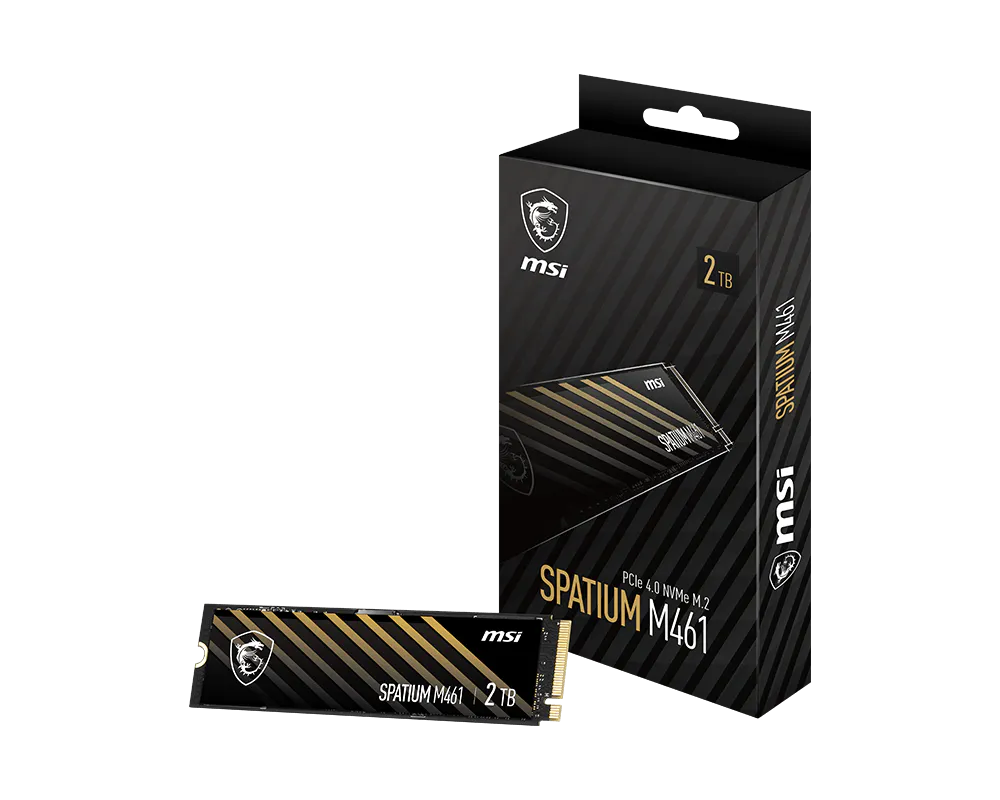 SSD MSI SPATIUM M461 2TB PCIe 4.0 NVMe M.2 (SPATIUM M461) - MSI [0]