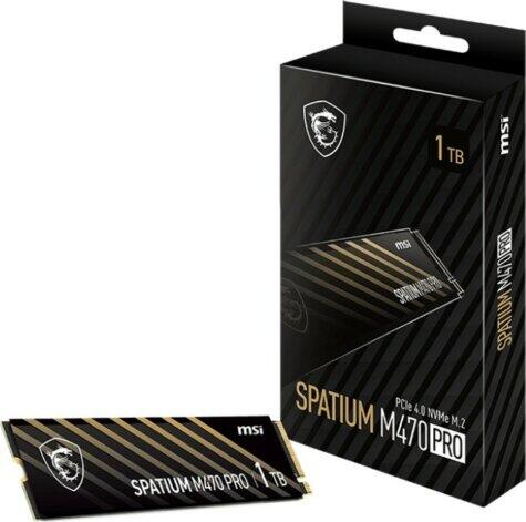 Stocare - SSD MSI SPATIUM M470 Pro 1TB PCIe 4.0 NVMe M.2