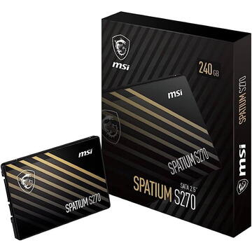 Stocare - SSD MSI SPATIUM S270 240GB SATA 2.5 inch (SPATIUM S270) - MSI