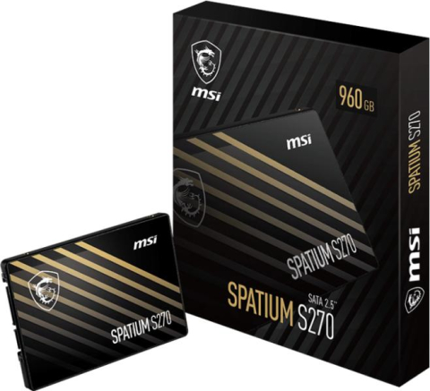 Componente - SSD MSI SPATIUM S270 960GB SATA 2.5 inch (SPATIUM S270) - MSI