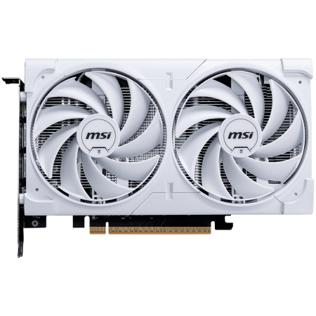 MSI Video Card NVIDIA GeForce RTX 5060 8G VENTUS 2X OC WHITE, 8GB GDDR7, 128-bit, 2535 MHz Boost, 3840 CUDA Cores, PCIe 5.0 (x8), 3x DP 2.1b, HDMI 2.1b, RAY TRACING, Dual Fan, 145W TDP, 8-pin PCIe Pow [1]