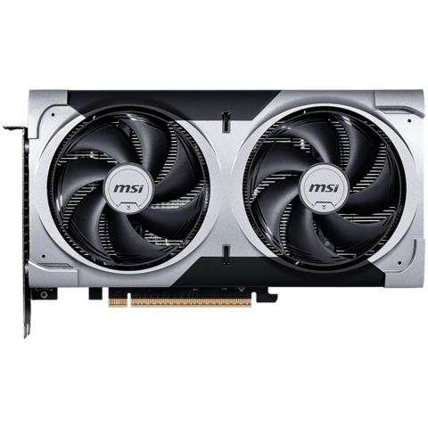 MSI Video Card NVIDIA GeForce RTX 5060 Ti 16G VENTUS 2X OC PLUS, 16GB GDDR7, 128-bit, 2602 MHz Boost, 4608 CUDA Cores, PCIe 5.0 (x8), 3x DP 2.1b, HDMI 2.1b, RAY TRACING, Dual Fan, 180W TDP, 8-pin PCIe [1]