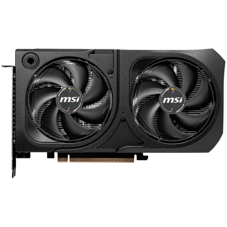 MSI Video Card NVIDIA GeForce RTX 5060 Ti 8G SHADOW 2X OC PLUS, 8GB GDDR7, 128-bit, 2617 MHz Boost, 4608 CUDA Cores, PCIe 5.0 (x8), 3x DP 2.1b, HDMI 2.1b, RAY TRACING, Dual Fan, 180W TDP, 8-pin PCIe P [1]