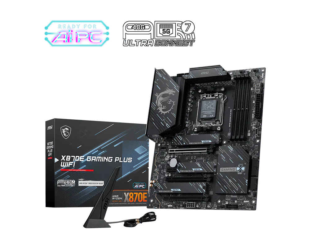 Placa de baza MSI X870E GAMING PLUS WIFI Socket AM5 ATX (X870E GAMING PLUS WIFI) - MSI [0]