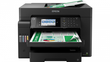 Imprimanta multifunctionala Epson EcoTank L15150, Inkjet, Color, Format A3, Duplex, Fax, Retea, Wi-Fi [1]