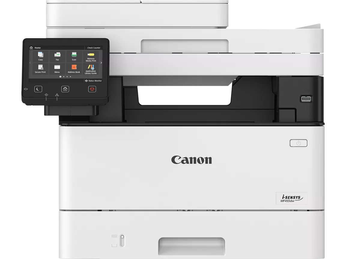 Imprimante & Multifunctionale & Plottere & Scannere - Multifunctional Canon i-SENSYS MF455DW, Laser, Monocrom, Format A4, Duplex, Retea, Wi-Fi, Fax