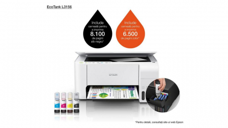 Multifunctional Cerneala Epson EcoTank L3156 [4]