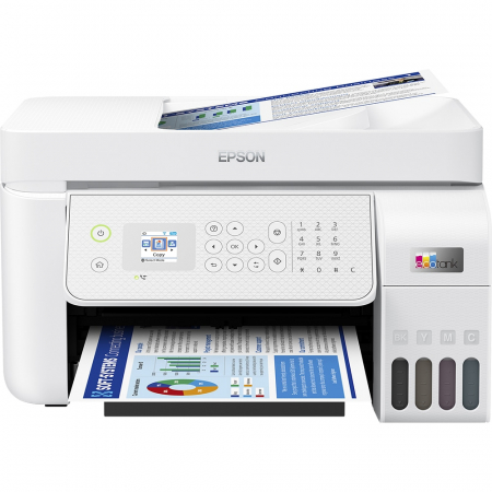 Multifunctional Cerneala - Multifunctional EPSON EcoTank L5316 CISS, Inkjet, Color, A4, USB, Retea, Wi-Fi, Fax