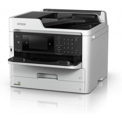 Plottere - Multifunctional Epson WorkForce Pro WF-M5799DWF, Inkjet, Monocrom, Format A4, Fax, Retea, Wi-Fi, Duplex