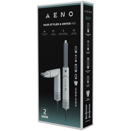 Multifunctional Hair Dryer, 220V-240V~50-60Hz, 1200W, Ionizer, 4 temperature modes, 3 speed modes, 98000RPM, less than 85dB [8]