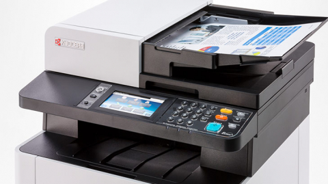 Multifunctionala Kyocera ECOSYS M5526cdw, Laser, Color, Duplex, A4, Wi-Fi, ADF, 26 ppm [1]