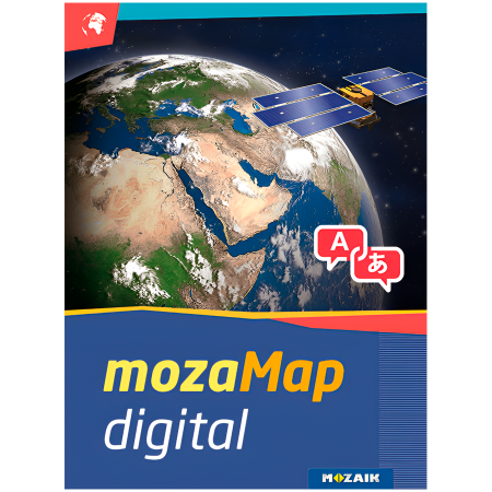Software - Multilingual Geographical Digital Atlas - Secondary School. 1year, 1device. 288 maps.