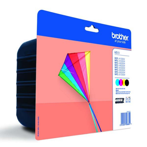 MFC-J5320DWDW - Multipack cartuse cerneala Brother LC-223, negru, cyan, magenta si galben, original, 550 pagini