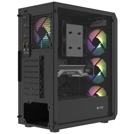 Carcasa PC Gaming Natec Fury Shobo SH4F RGB Midi Tower neagra (NFO-2154) - NATEC [4]