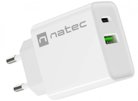 Incarcator de retea USB Natec Ribera 20W alb (NUC-2061) - NATEC [1]