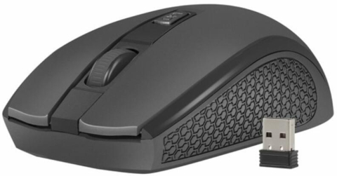Periferice PC - Mouse optic wireless NATEC Jay 2, 1600 DPI, Negru