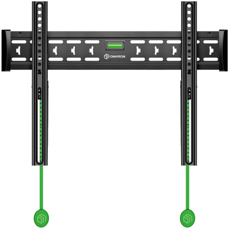 Accesorii - ONKRON Fixed TV Wall Mount for 43 to 85-inch Flat Panel TVs Digital Panels 68,2 kg, Black