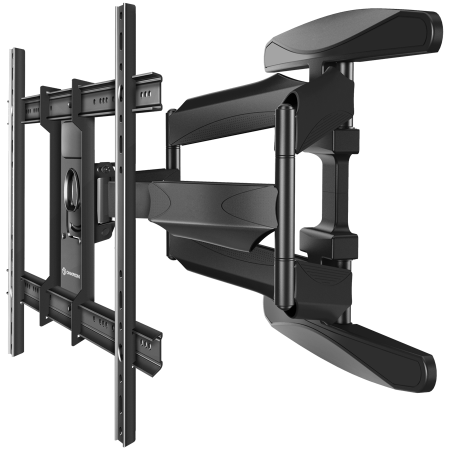 Accesorii - ONKRON Full Motion TV Wall Mount for 40 to 75-inch Flat Panel TVs Digital Panels 45,5 kg, Black