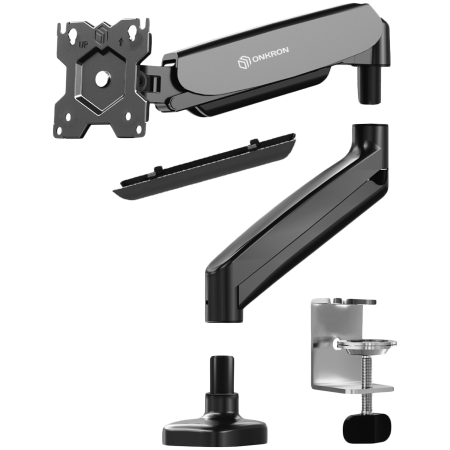 ONKRON Monitor Desk Mount for 13 to 32-Inch LCD LED OLED Screens up to 8 kg, Black