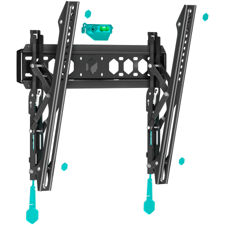 Accesorii - ONKRON Tilting TV Wall Mount for 35 to 65-inch Flat Panel TVs Digital Panels 60 kg TM5 Black