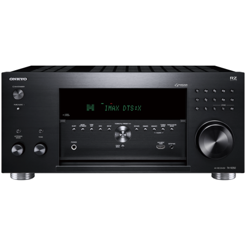 Onkyo TX-RZ50 9.2 -Channel AV Receiver, 180 W/Ch / 6 ohms, Dirac Live, THX® Certified, DTS:X, 8K/4K Ultra HD, Works with Sonos, Black [0]