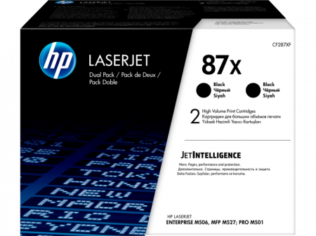 Set cartuse toner HP 87X Black CF287XD 2buc/set