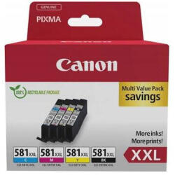 Consumabile imprimanta - Pachet 4 cartuse cerneala originale Canon CLI-581XXL (BK/C/M/Y) - New Pack