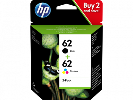 Cartus Cerneala - Set cartuse HP 62 2-pack Black/Tri-color N9J71AE