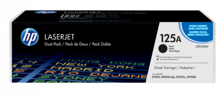 Cartus Toner - Set cartuse toner HP 125A Black CB540AD 2buc/set