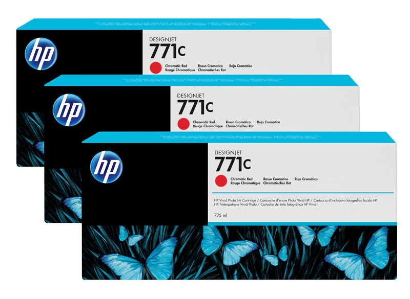 Cartus Cerneala - Set cartuse cerneala HP 771C Chromatic Red B6Y32A 3buc/set