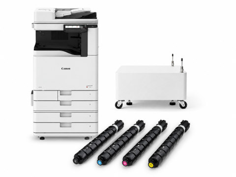 Pachet promoțional multifuncțional laser color A3 Canon imageFORCE C3026 Promo Bundle + Stand suport Plain Pedestal PEDS3 + Set tonere [1]